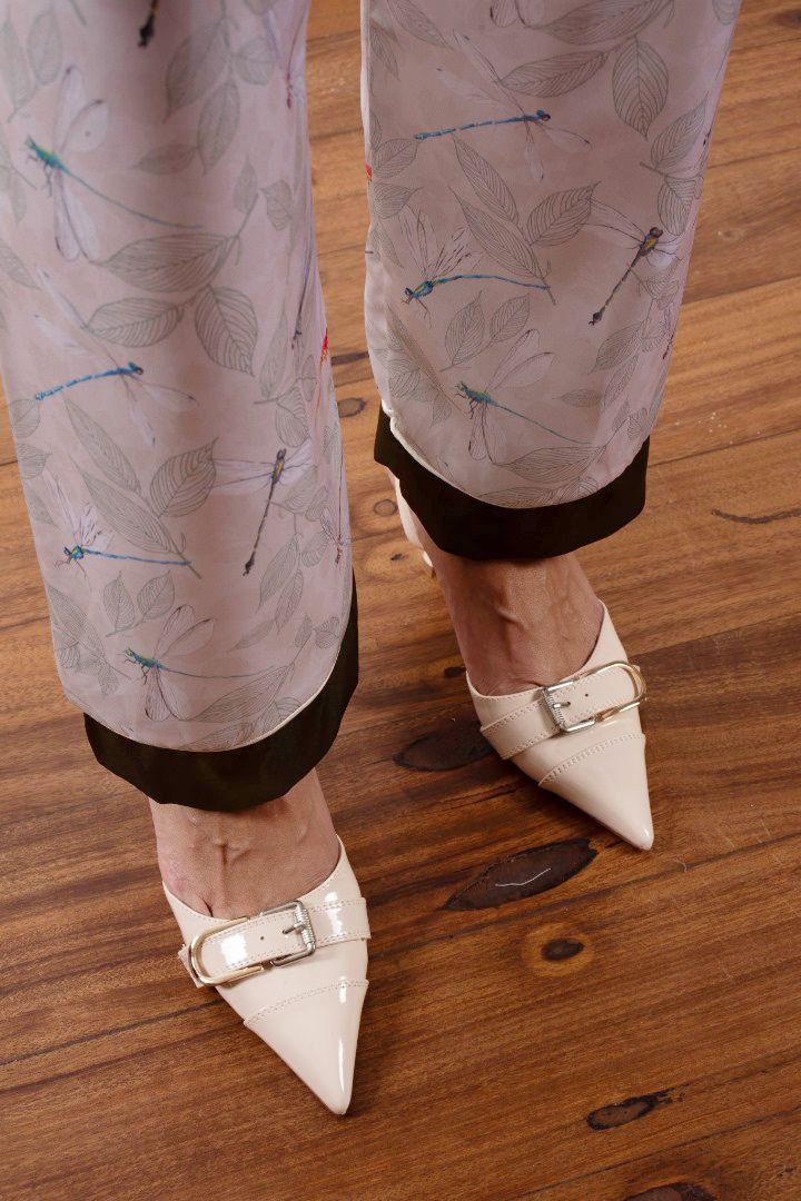 Pantalon + Chemise Évasée Nude