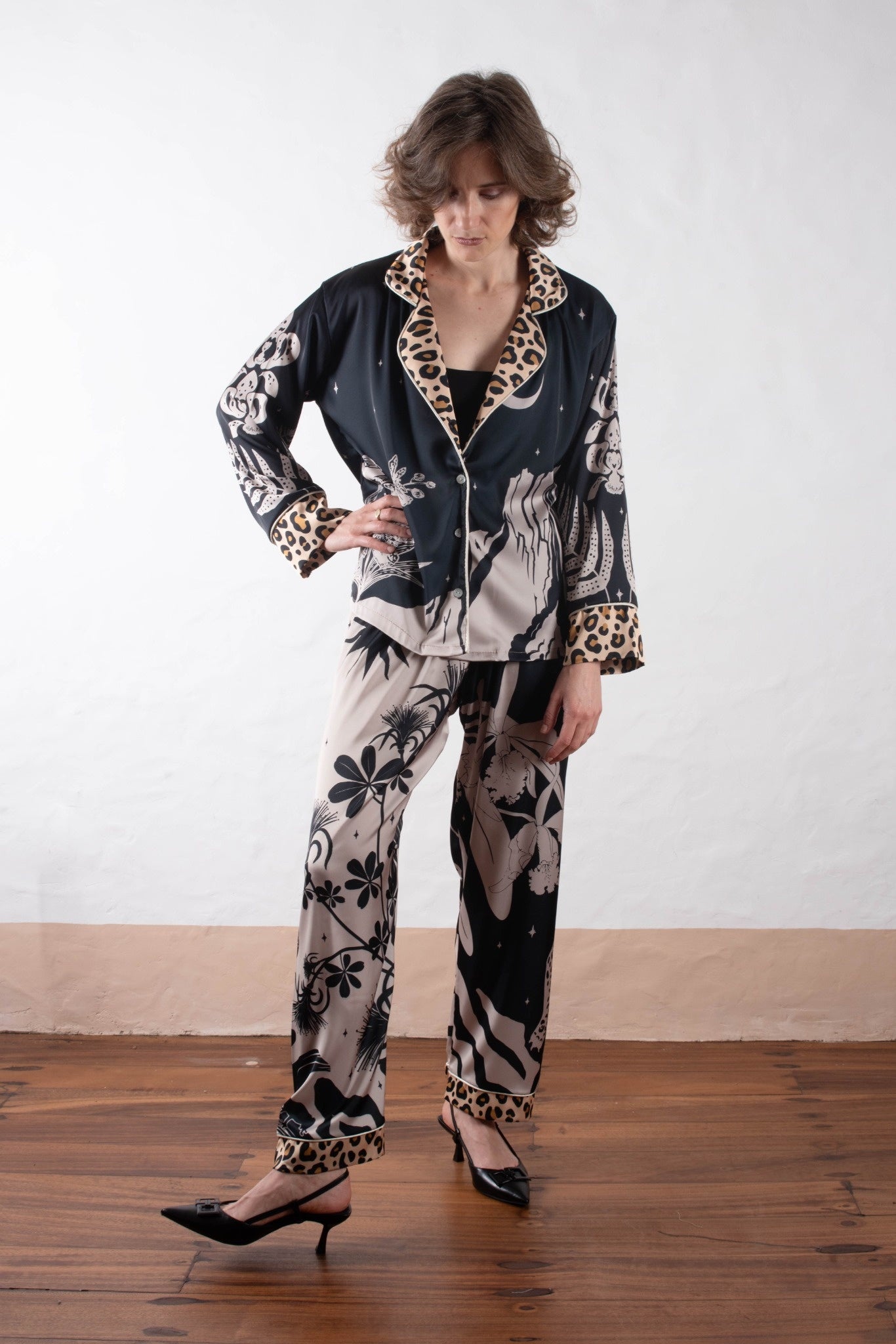 Pantalon + Chemise Longue Nuit