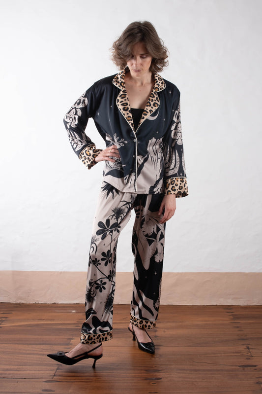 Pantalon + Chemise Longue Nuit